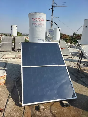 התקנת דוד שמש וקולטים 2